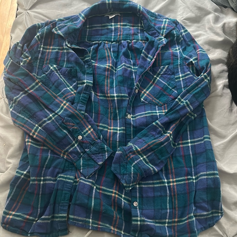 Croft and Barrow Blue Flannel